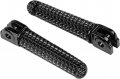 Front Foot Pegs Footrest Pedal For Yamaha Yzf R1 1998 2023 R1s R1m 2015 R6 1999 2020 R6s 2003 2009 Black Aluminum 