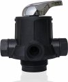 Liquagen Whole House Control Valve Manual Water Filter Valve- Rinse Backwash Filter Setting 2 5 Base 3 4 
