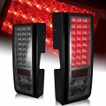 Eparts Chrome Housing Smoke Lens Led Rear Tail Brake Stop Light Lamps Assembly Pair For 2003-2009 Hummer H2