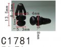 Autobahn88 Door Strip Seal Clip Compatible With Gm Ford Universal Use Pack Of 20