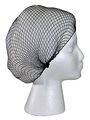 Metal Detect Hairnet Black Univ Pk144 
