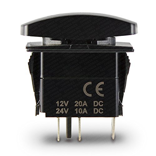Ch4x4 Rocker Switch Led Lights Bar Symbol 4 Horizontal- Amber