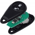Ocpty 2 Pcs Flip Key Entry Remote Control Uncut Fob Transmitter Replacement For 2005-2008 Subaru Forester Impreza Baja