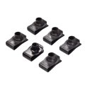 Flat Nut And Torx Screw Replacement For Polaris Ranger General Ace Rzr Brutus Utv Models From 2014 Newer Black 12pcs 