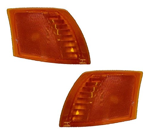 2002-2007 Saturn Vue Corner Park Light Turn Signal Marker Lamp Pair Set Right Passenger And Left Driver Side Amber Led