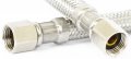 Lasco 10-0958 20-foot Ice Maker Water Supply Line Braided Stainless Steel X 1 4-inch Female Compression 1-pack 