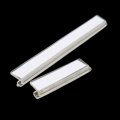 Uxcell 8pcs Clear Plastic Auto Car Body Door Side Edge Guard Protective Decor Strip