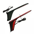 Tcmt Rear Vertical Led Red Light Lens Strips Fit For Honda Goldwing Gl1800 12-17 15