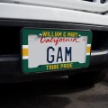 College Of William Mary Stripe License Plate Tag Frame