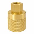 Re7141f Forklift Propane Tank Connector Adapter Female Quick Connect Lpg Valve Coupler For 20 Lb 33 5 And 43 Fuel Systems Brass 