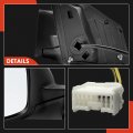 A-premium Driver Side Power Door Mirror Compatible With Honda Cr-v 2012 2013 2014 2015 2016 Non-heated Manual Folding Black