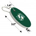 Graphics More Sacramento State University Primary Floating Keychain Oval Foam Fishing Boat Buoy Key Float