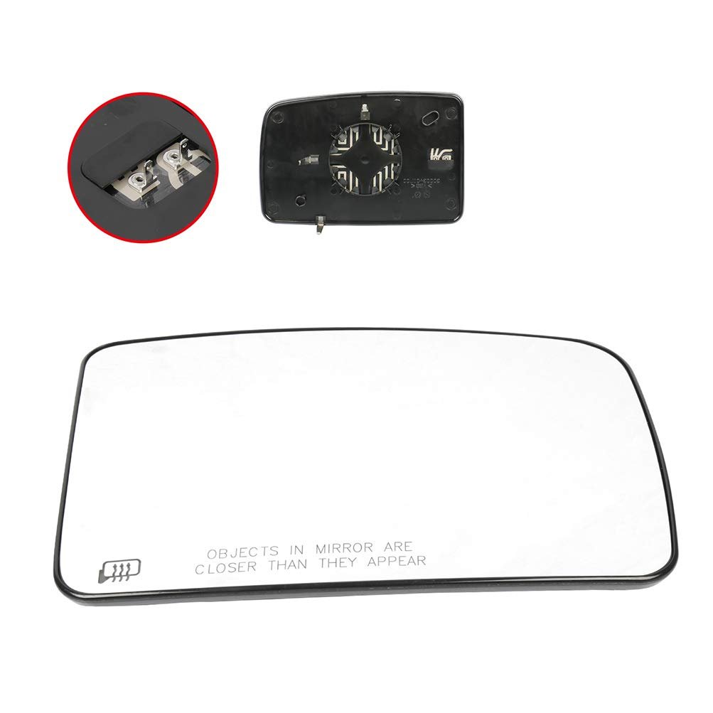 Heated Side Mirror Glass Passenger For 2003-2006 Ford Expedition And 2003-2007 Lincoln Navigator Right Convex Chrome