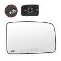 Heated Side Mirror Glass Passenger For 2003-2006 Ford Expedition And 2003-2007 Lincoln Navigator Right Convex Chrome