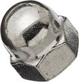 18-8 Stainless Steel Acorn Nut Right Hand Threads 1 4 -20 Pack Of 10 