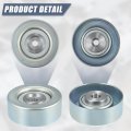 X Autohaux Md368209 Car Accessory Drive Belt Idler Pulley Serpentine Grooved For Mitsubishi Montero 5l 3 8l 2001-2006