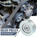 X Autohaux Md368209 Car Accessory Drive Belt Idler Pulley Serpentine Grooved For Mitsubishi Montero 5l 3 8l 2001-2006