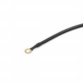 Uxcell 5pcs 26cm Length Universal Auto Car Battery Wire Power Transfer Cable Black