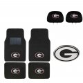 Georgia Bulldogs 4 Pc Carpet Floor Mats 