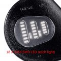 Side Mirror Puddle Led Ice Blue Lights Clear Lens Kit Compatible With Dodge Ram 1500 2500 3500 2010 2011 2012 2013 2014 2015