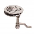 Marine Cam Latch Boat Hatch Lock Recessed Pull Buckle 2 Inch Mounting Hole Handle Lift Slam For Deck Door Locker Cabinet 
