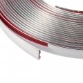 Uxcell 12m Car Decoration Chrome Trim Strip Tape 14mm Silver Tone