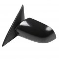 Ocpty Black Driver Side View Mirror Textured With Power Adjustment Manual Folding Heated Compatible For 2006-2010 Hyundai