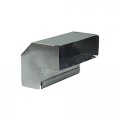 Deflect-o 0 In Dia X 90 Deg Aluminum Short Way Elbow 