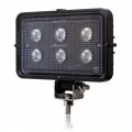 Maxxima Mwl-50sp 6 Led Rectangular Special Performance Work Light 1 550 Lumens 