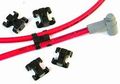 Spark Plug Wire Separator Dual Wires W Sleeve 16 Pc Black 