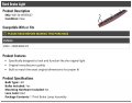 3rd Third Brake Light Lens Led Compatible With 2003-2008 Bmw Z4
