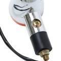 Wflnhb 2 X Amber Chrome Front Rear Turn Signal Universal Aftermarket Replacement Signals