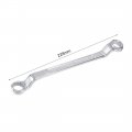 Uxcell 14mm X 17mm Metric 12 Point Offset Double Box End Wrench Chrome Plated Cr-v