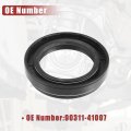 Uxcell Engine Crankshaft Seal No 90311-41007 For Toyota 4runner 1987-2018 Lexus Gx460 2010-2018 Rubber Black