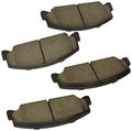 16-273 Z16 Evolution Front Ceramic Brake Pads Low Dust Formula With Thermal Scorched Surfaces For Fast Break In And Noise Free 