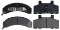 Sgd215m Service Grade Semi-metallic Disc Brake Pad Set For Rear Car Brakes 