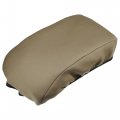 Car Center Console Armrest Cover Protector Neoprene Fabric For Dodge Durango 2011-2023 Dark Brown 
