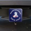 Whatever Floats Your Goat Boat Funny Humor Tow Trailer Hitch Cover Plug Insert