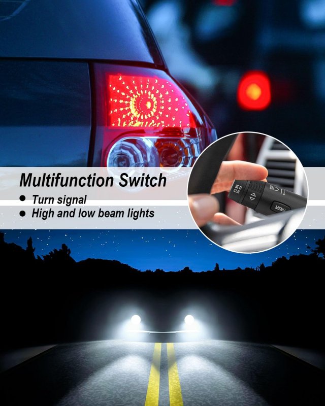 Turn Signal Light Switch Column Assembly Replace 20941129 Multifunction Fit For Chevrolet Chevy Cruze 2011-2016 Buick Regal