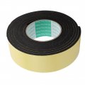 Uxcell 3meter 50mm X 5mm Single-side Adhesive Shockproof Sponge Foam Tape Yellow Black