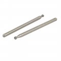Uxcell 1 8 Shank 2 5mm Dia Ball Shaped Diamond Head Grinding Mounted Point Bit 25pcs