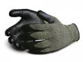 Superior Scxnt Emerald Cx Kevlar Stainless Steel Cordura Nylon String Knit Glove With Nitrile Coated Palm Work Cut Resistant 