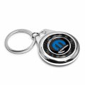 Ipick Image For Mopar M Logo Real Black Carbon Fiber Chrome Roundel Metal Case Key Chain Keychain Official Licensed