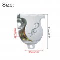 Uxcell 71mm Single Pulley Block Iron Hanging Wire Towing Wheel Cable Rope Runner Roller In Zinc Plated