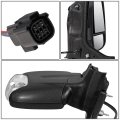 Fo1321552 Factory Style Passenger Right Side Mirror Manual Folding Power Adjust Heated Glass Turn Signal Compatible With Ford