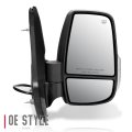 Fo1321552 Factory Style Passenger Right Side Mirror Manual Folding Power Adjust Heated Glass Turn Signal Compatible With Ford