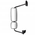 Ocpty Truck Side Hood Mirror Left Driver Tuck Car Fit For 2003-2017 Freightliner M2 100 106 112 114sd Heated Chrome Housing