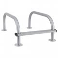 Recpro Rv Roof Rail Kit Universal Handrail Mounts To Customizable Cut Fit Silver 