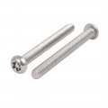 Uxcella M6x60mm 304 Stainless Steel Button Head Torx Security Tamper Proof Screws 10pcs