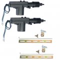 Heavy Duty High Power Door Lock Actuator 12v Central Locking System Wire Car Motor With Self Tapping Screws 2 Pack 